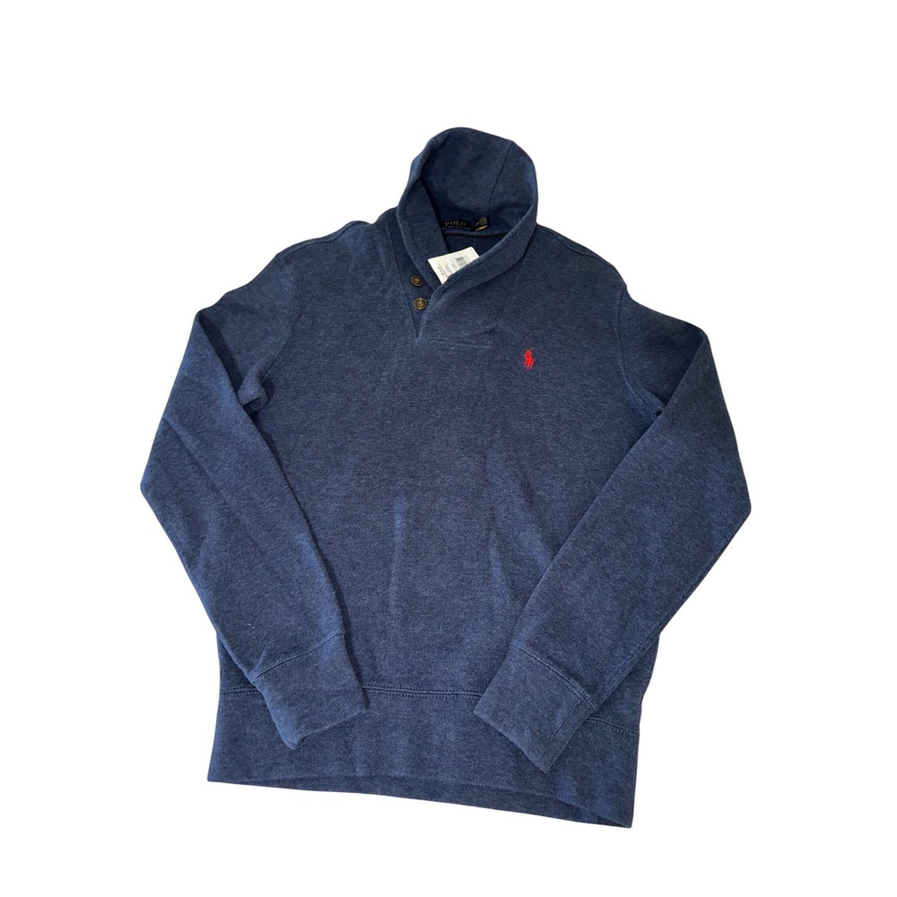Polo Ralph Lauren Men's Luxury Jersey Shawl Collar Pullover Size Small New